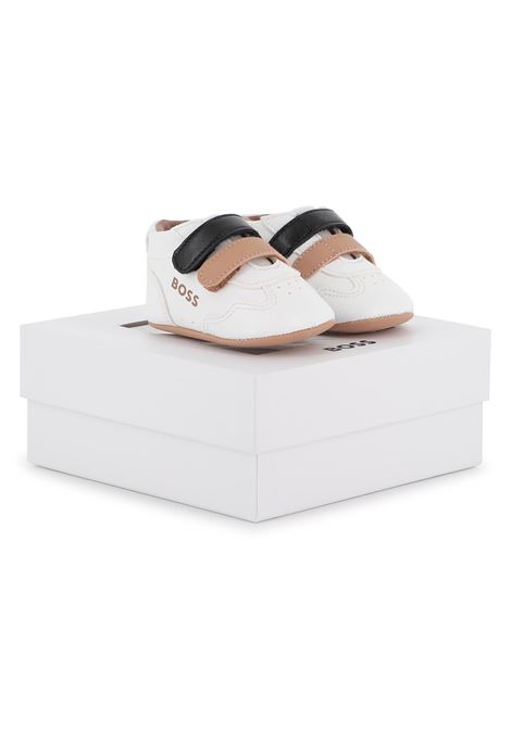 Sneakers con chiusure a strappo HUGO BOSS KIDS | J5355310P